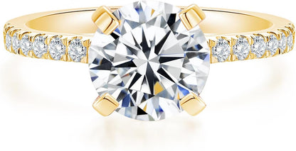Classic Moissanite Solitaire Engagement Ring — image 1 of 7